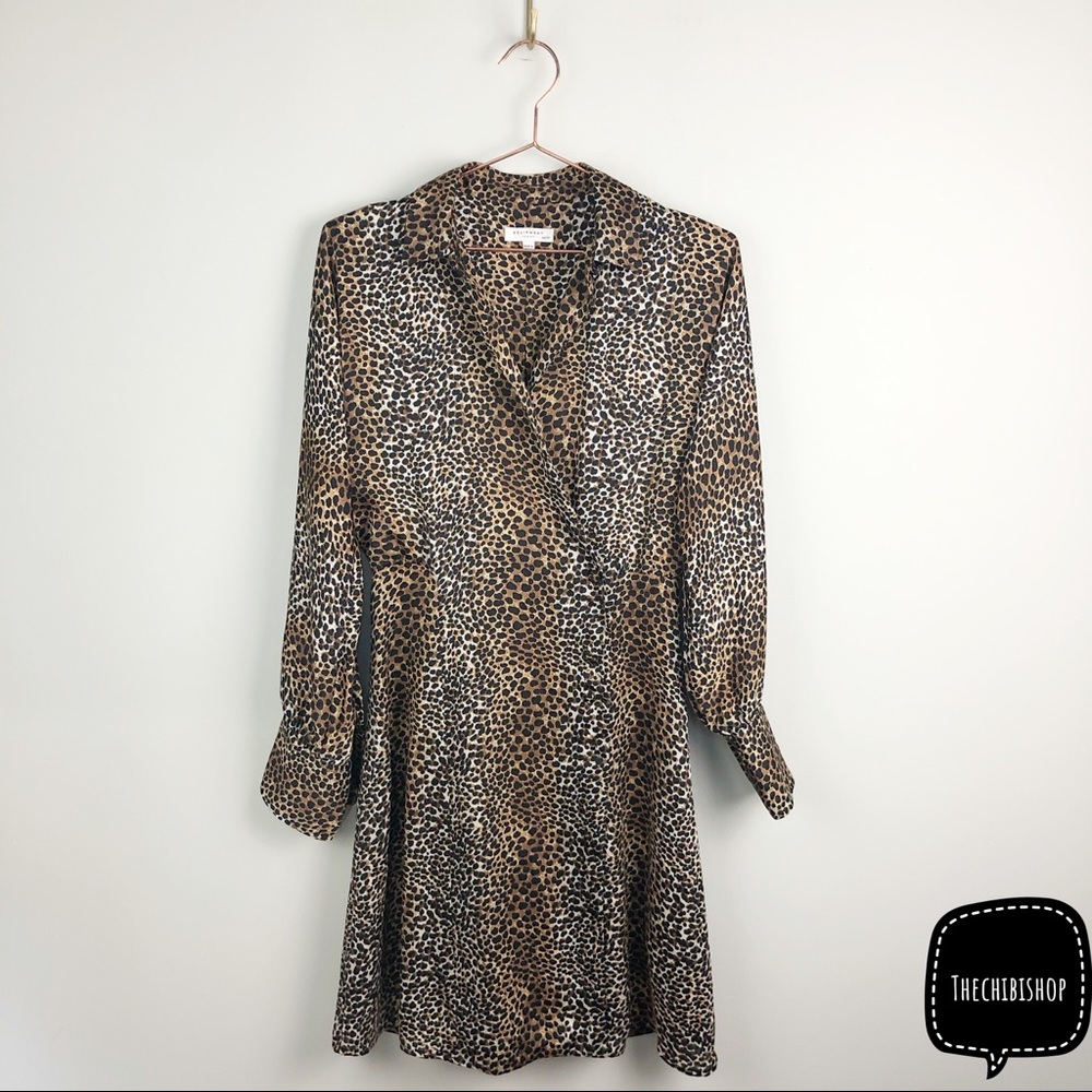Equipment Calanne Leopard Dress